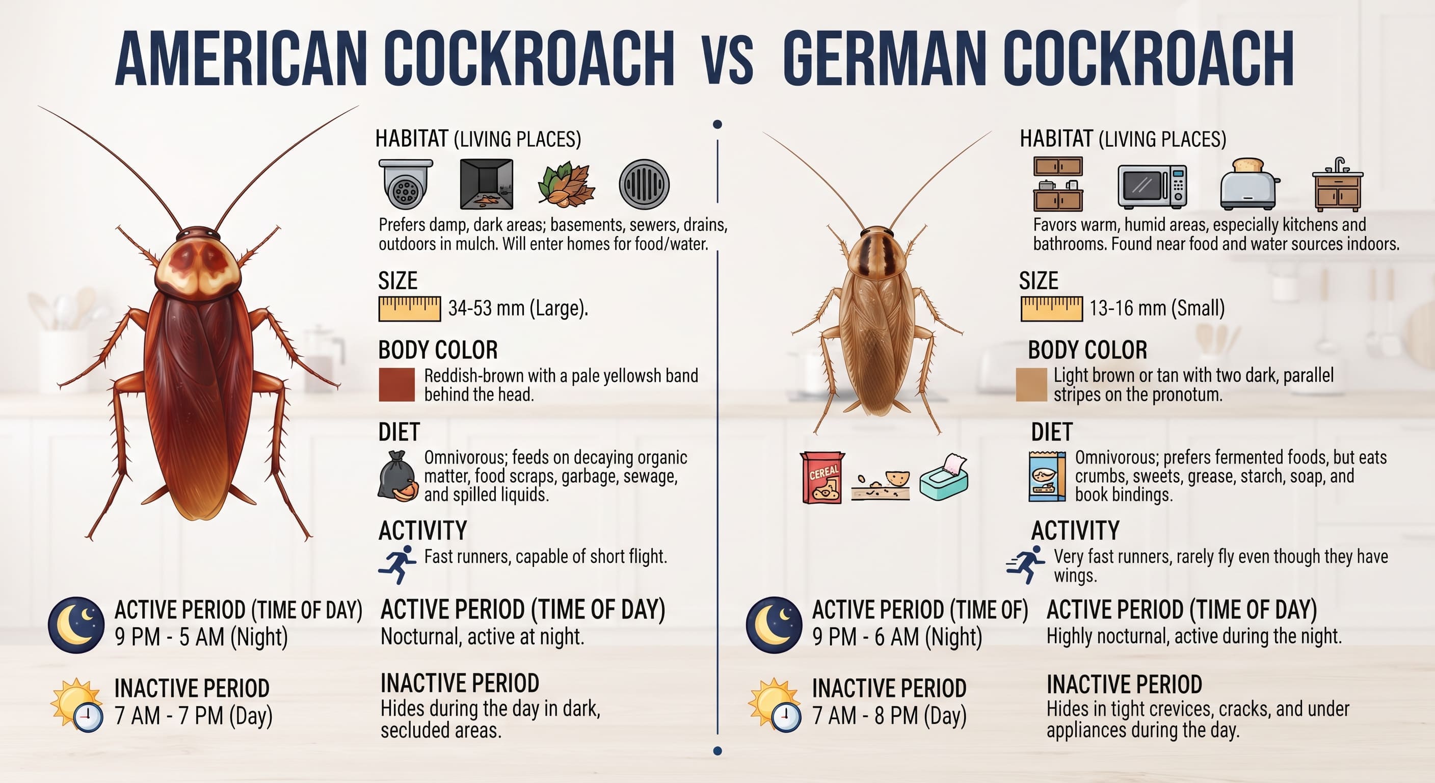 Cockroach Control Services by Daun Pest Control And Hygiene Services